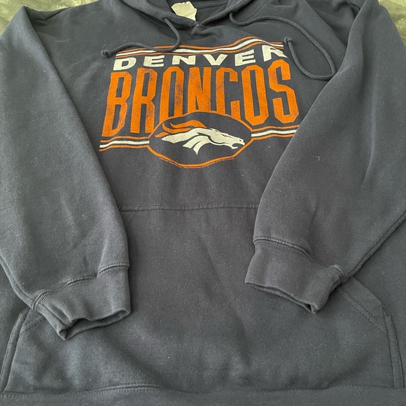 #216 DENVER BRONCOS FAN FOOTBALL HOODIE SIZE XXL - Picture 7 of 12